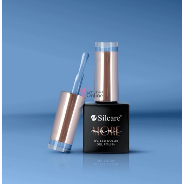 Oja Semipermanenta maniMORE Silcare 80 albastra 10g